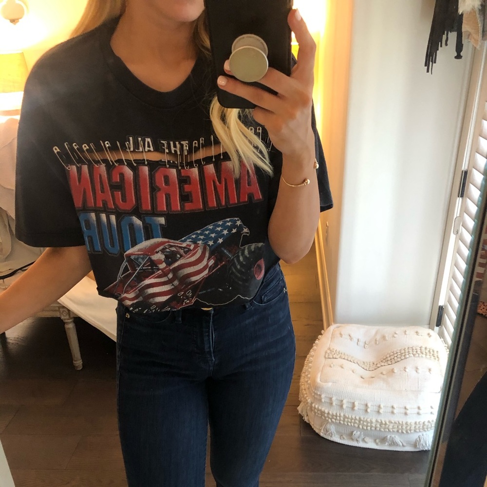 VINTAGE CROP SHIRT